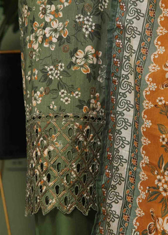 Bin Saeed Fabric - WCE-020 A- 3 Piece Embroidered Stitched Suit