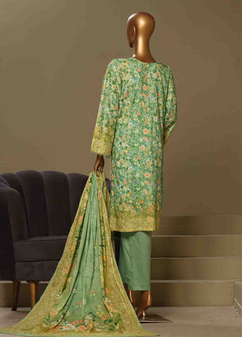 Bin Saeed Fabric - WCE-021-3 Piece Chikankari Stitched Suit