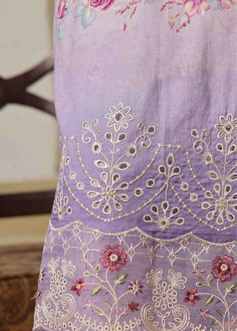 Bin Saeed Fabric - WCE-023-3 Piece Chikankari Stitched Suit