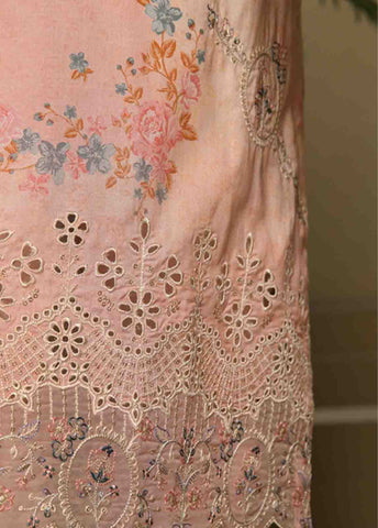 Bin Saeed Fabric - WCE-025-3 Piece Chikankari Stitched Suit