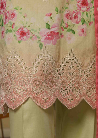 Bin Saeed Fabric - WCE-026-3 Piece Chikankari Stitched Suit