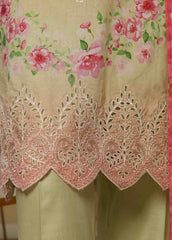 WCE-026-3 Piece Cotton Chikankari Stitched Suit