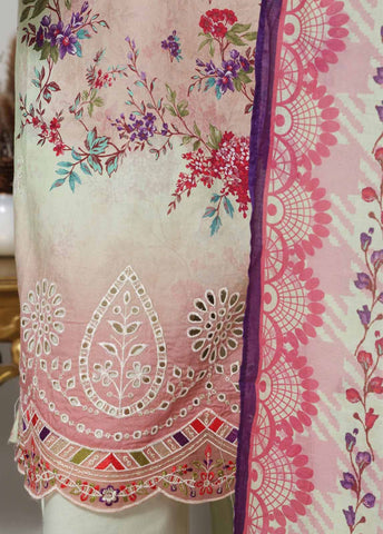 Bin Saeed Fabric - WCE-027 -3 Piece Embroidered Stitched Suit