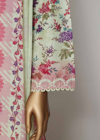 Bin Saeed Fabric - WCE-027 -3 Piece Embroidered Stitched Suit