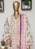 WCE-027 -3 Piece Embroidered Stitched Suit
