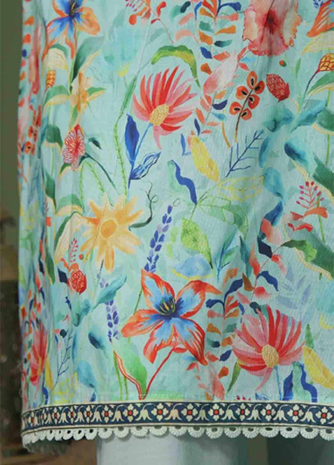 Bin Saeed Fabric - WCE-032 A- 3 Piece Embroidered Stitched Suit