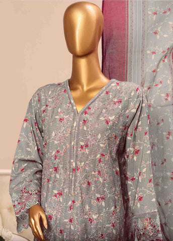 Bin Saeed Fabric - WCE-039 -3 Piece Embroidered Stitched Suit