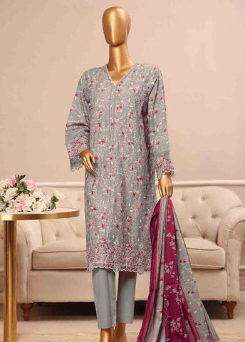 Bin Saeed Fabric - WCE-039 -3 Piece Embroidered Stitched Suit