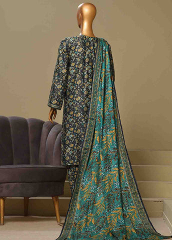Bin Saeed Fabric - WCE-041-3 Piece Chikankari Stitched Suit