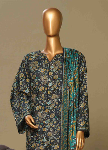 Bin Saeed Fabric - WCE-041-3 Piece Chikankari Stitched Suit
