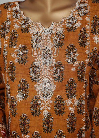 WCE-043 -3 Piece Embroidered Stitched Suit