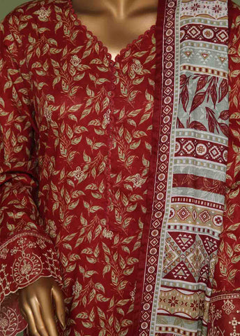 Bin Saeed Fabric - WCE-045 A- 3 Piece Embroidered Stitched Suit