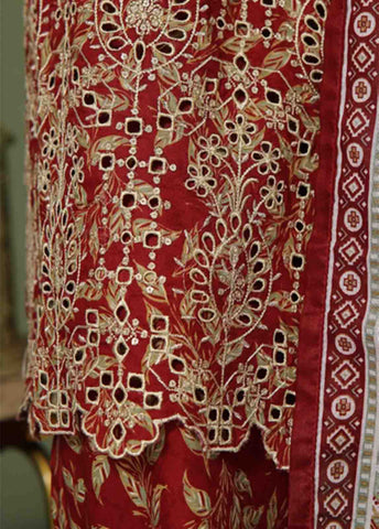 Bin Saeed Fabric - WCE-045 A- 3 Piece Embroidered Stitched Suit