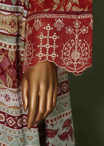Bin Saeed Fabric - WCE-045 A- 3 Piece Embroidered Stitched Suit