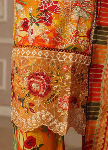 Bin Saeed Fabric - WCE-047 -3 Piece Embroidered Stitched Suit