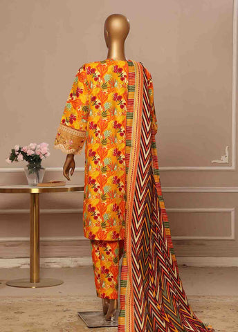WCE-047 -3 Piece Embroidered Stitched Suit