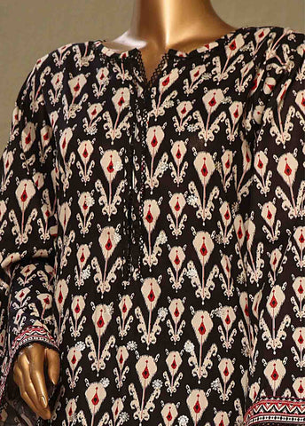 Bin Saeed Fabric - WCE-049-3 Piece Chikankari Stitched Suit