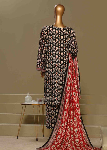 Bin Saeed Fabric - WCE-049-3 Piece Chikankari Stitched Suit