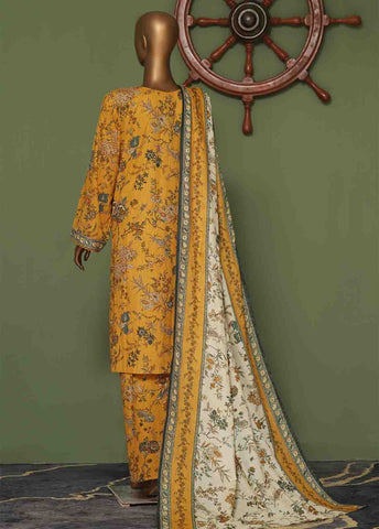 WCE-052 A- 3 Piece Embroidered Stitched Suit