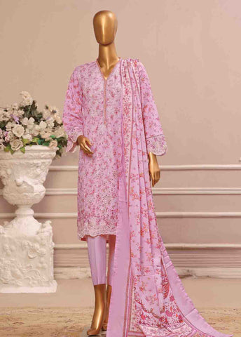 Bin Saeed Fabric - WCE-34 -3 Piece Embroidered Stitched Suit