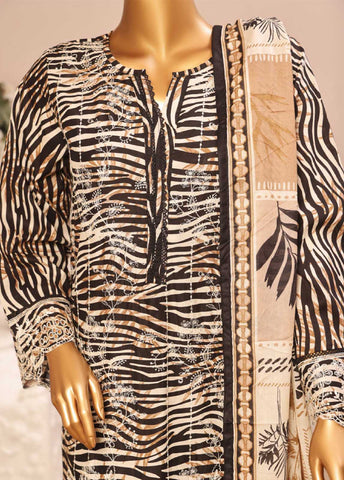 Bin Saeed Fabric - WCE-44 -3 Piece Embroidered Stitched Suit