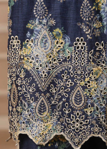 WCE-48 -3 Piece Embroidered Stitched Suit