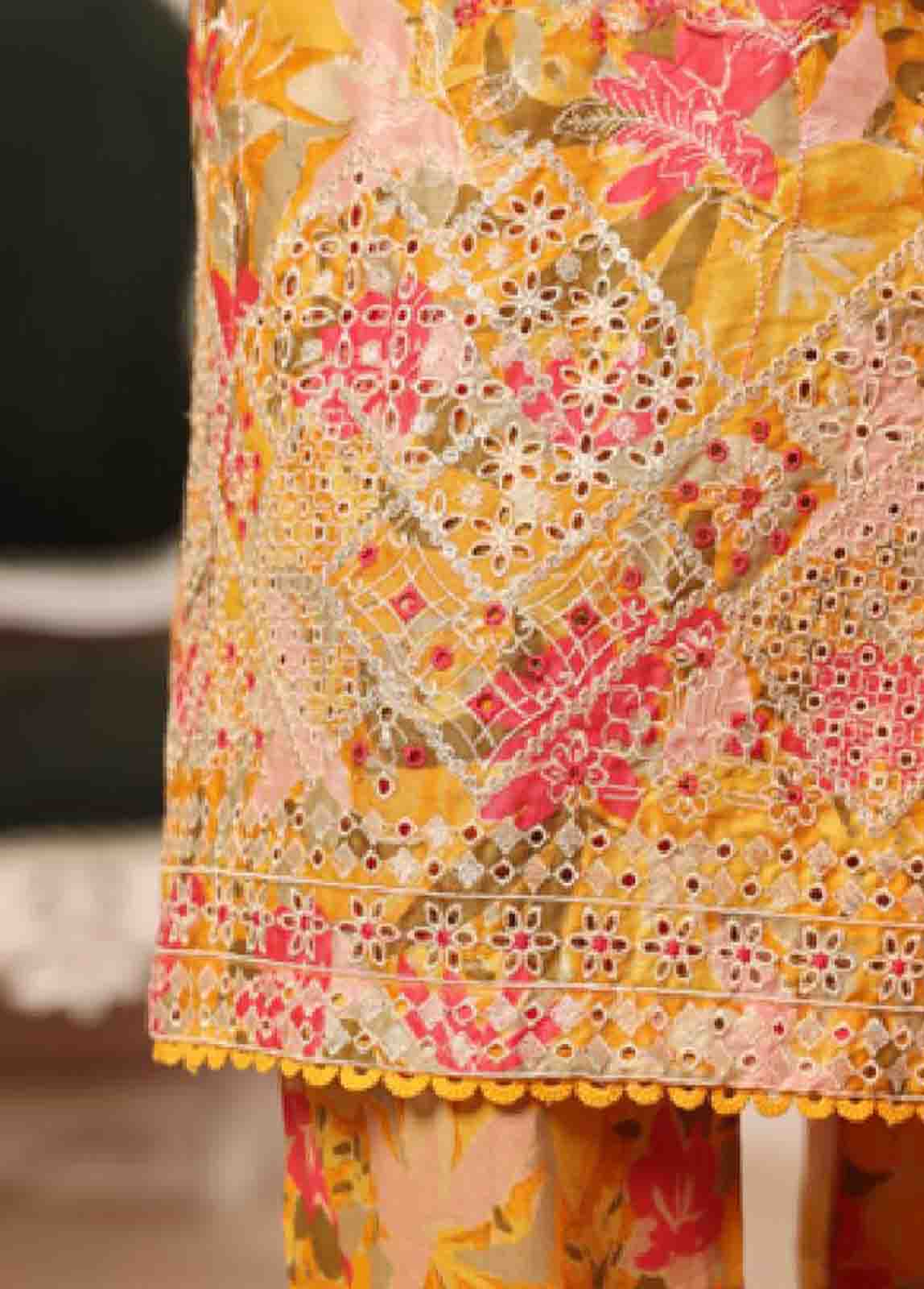 Bin Saeed Fabric - WCE-53 -3 Piece Embroidered Stitched Suit