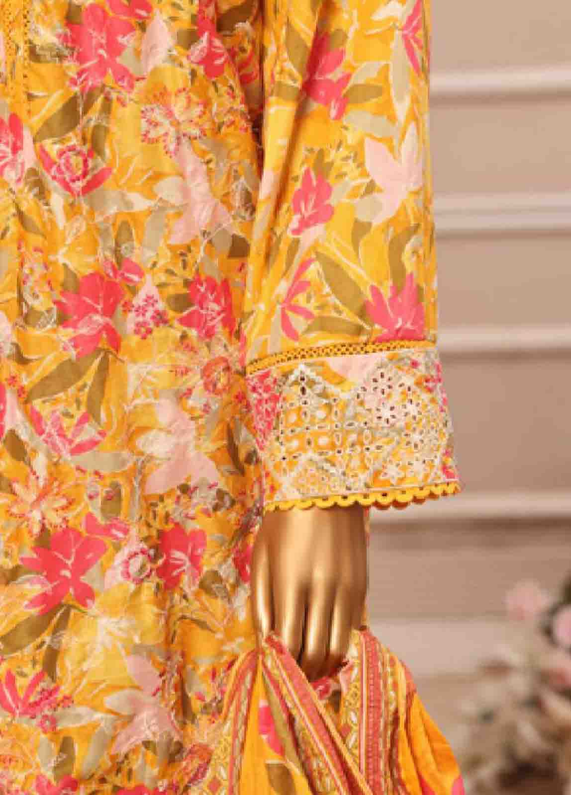 Bin Saeed Fabric - WCE-53 -3 Piece Embroidered Stitched Suit