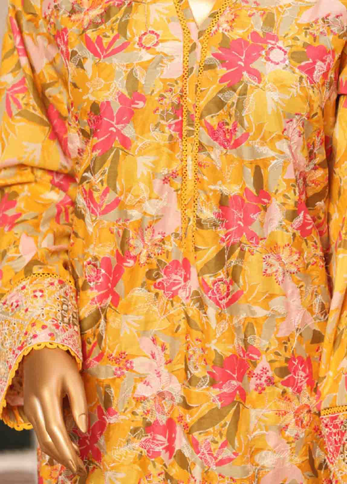 Bin Saeed Fabric - WCE-53 -3 Piece Embroidered Stitched Suit