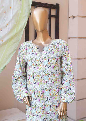 Bin Saeed Fabric - WCF-006-3 Piece Lawn Printed