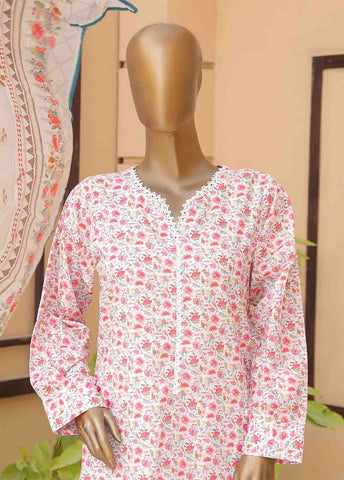 Bin Saeed Fabric - WCF-007-3 Piece Lawn Printed