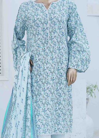 Bin Saeed Fabric - WCF-021-3 Piece Lawn Printed