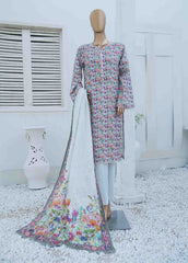 WCF-025-3 Piece Lawn Printed