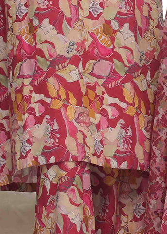 Bin Saeed Fabric - WCK-001 C-3 Piece Printed Stitched Suit