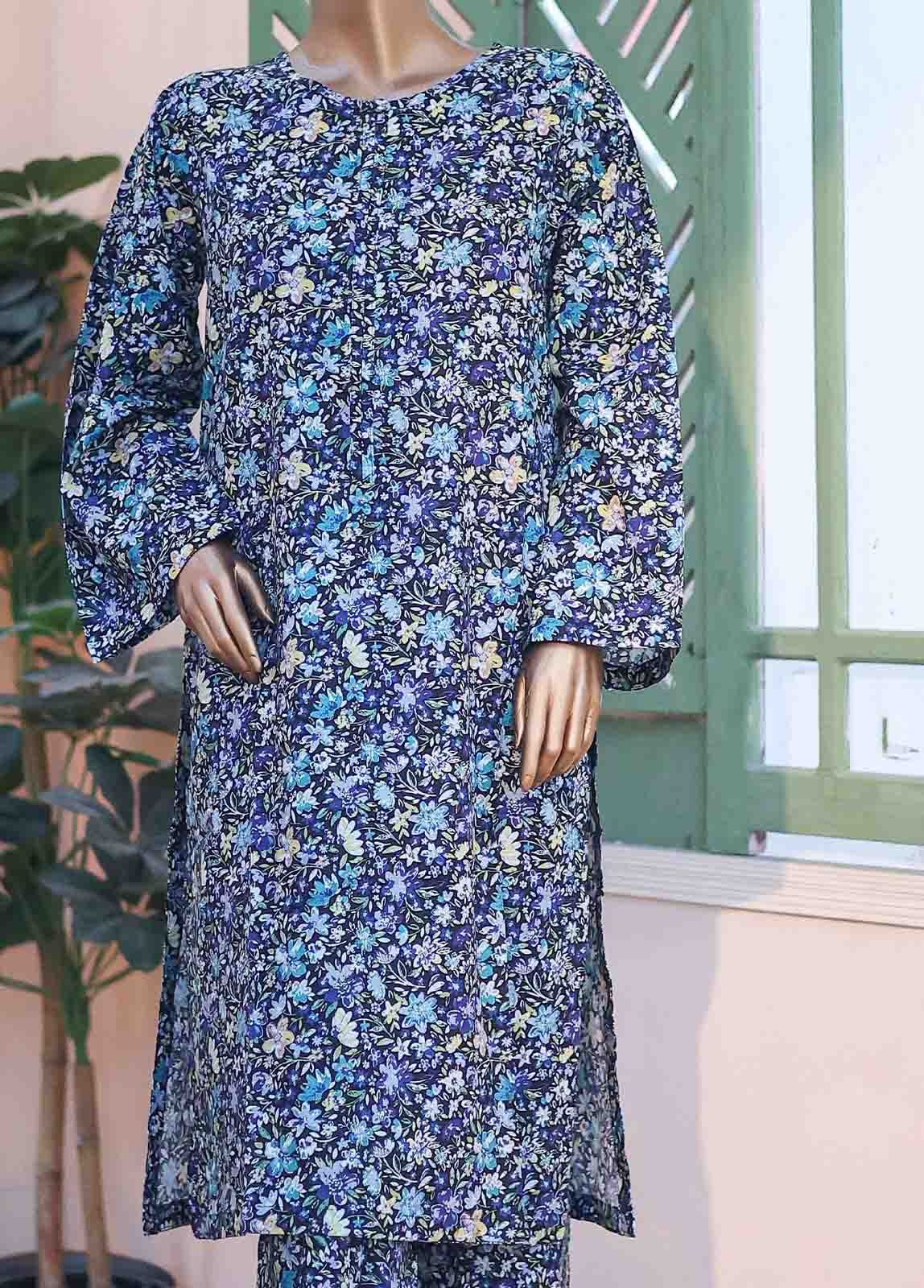 Bin Saeed Fabric - WCK-002- 2 Piece Printed Stitched Co-ords