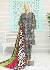 WKE-002 -3 Piece Khaddar Chikankari Stitched Suit