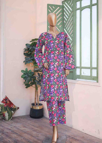 Bin Saeed Fabric - WCK-003- 2 Piece Printed Stitched Co-ords