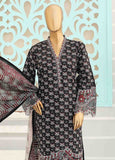 WKE-004 -3 Piece Khaddar Chikankari Stitched Suit