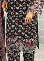 WKE-004 -3 Piece Khaddar Chikankari Stitched Suit