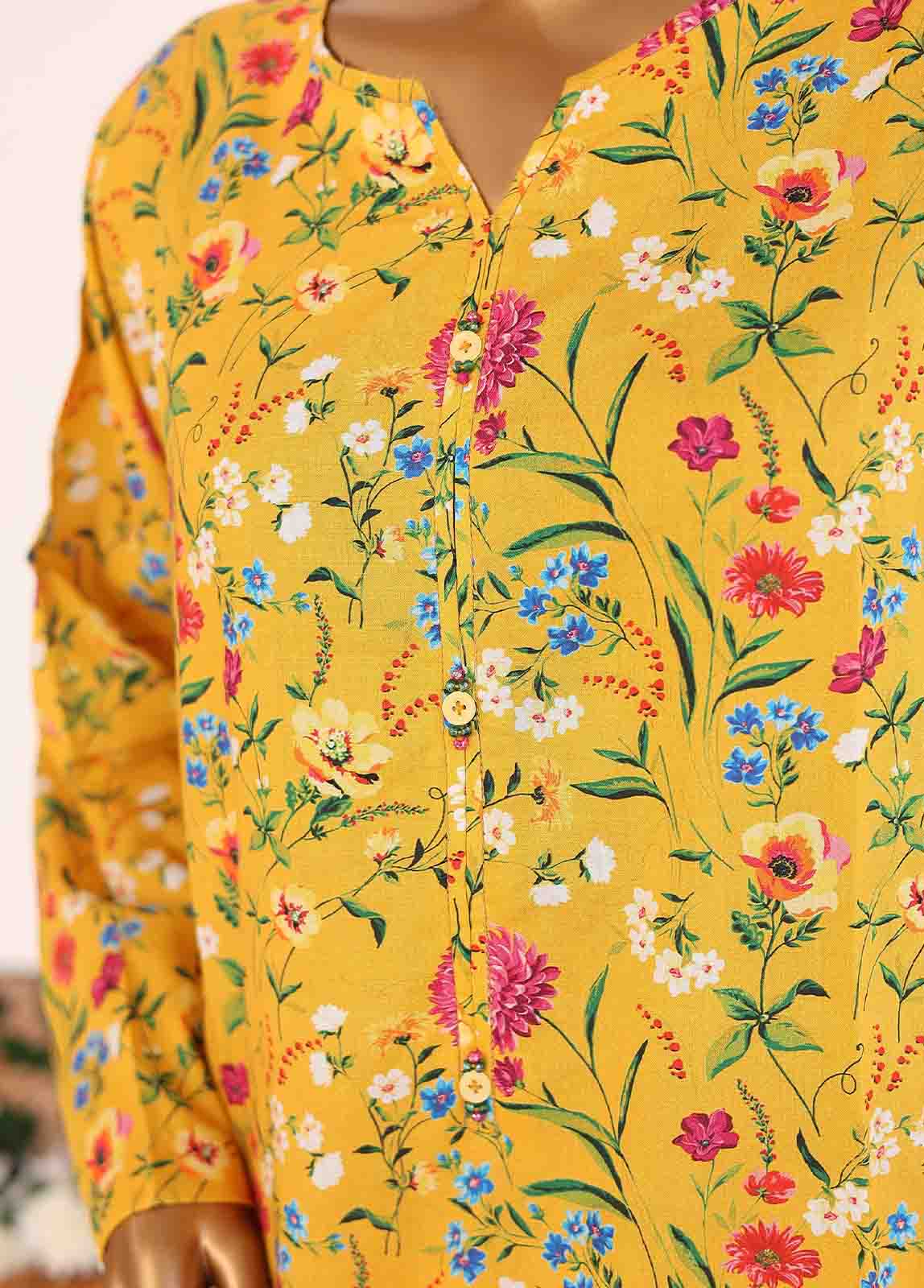 Bin Saeed Fabric - WCK-005- 2 Piece Printed Stitched Co-ords