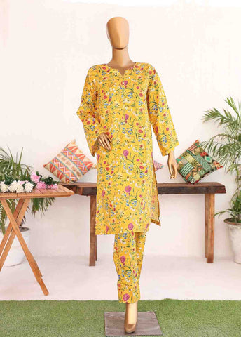 Bin Saeed Fabric - WCK-005- 2 Piece Printed Stitched Co-ords