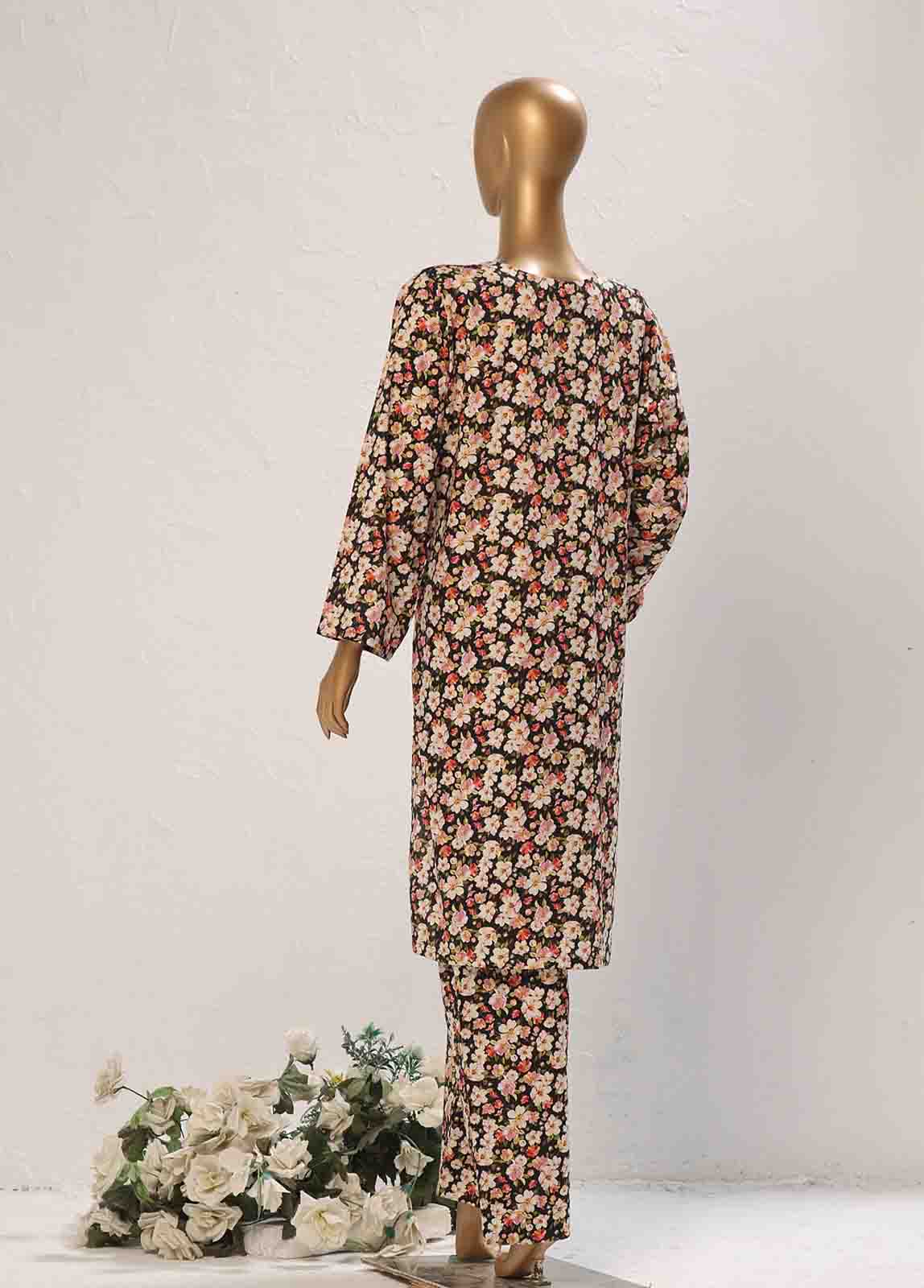 Bin Saeed Fabric - WCK-006- 2 Piece Printed Stitched Co-ords