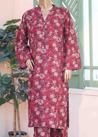 Bin Saeed Fabric - WCK-011- 2 Piece Printed Stitched Co-ords