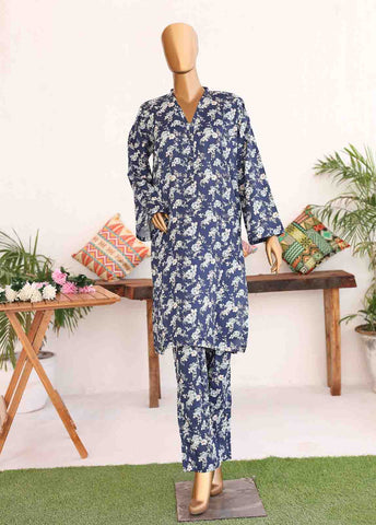 Bin Saeed Fabric - WCK-012- 2 Piece Printed Stitched Co-ords