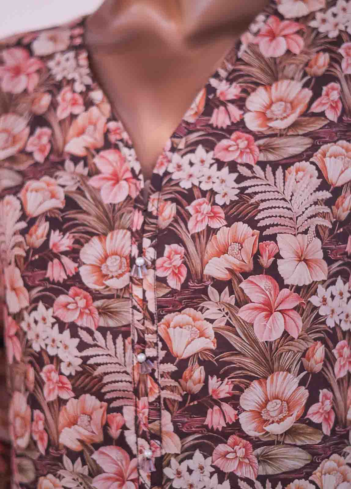 Bin Saeed Fabric - WCK-014- 2 Piece Printed Stitched Co-ords