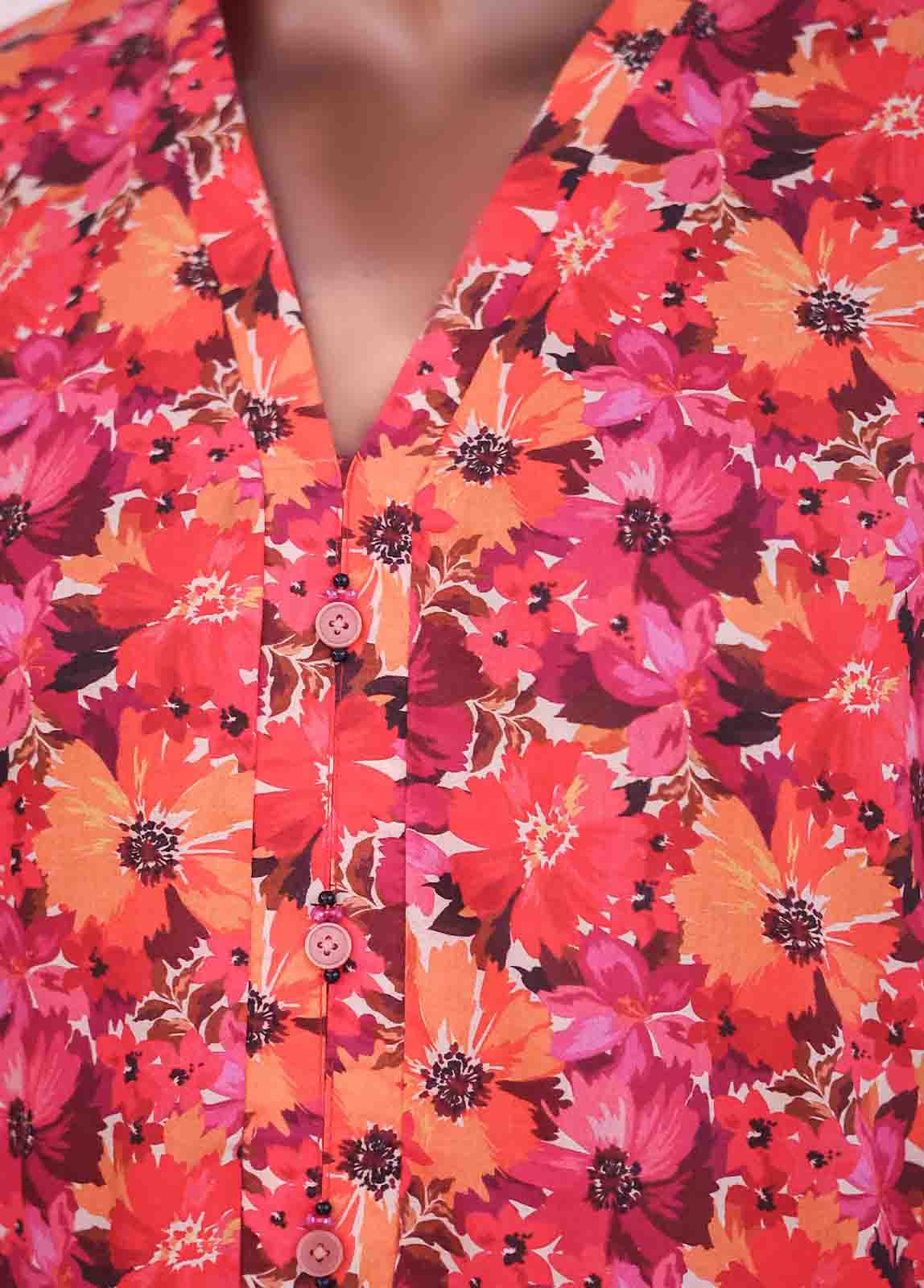 Bin Saeed Fabric - WCK-015- 2 Piece Printed Stitched Co-ords