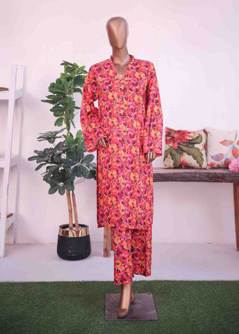 Bin Saeed Fabric - WCK-015- 2 Piece Printed Stitched Co-ords