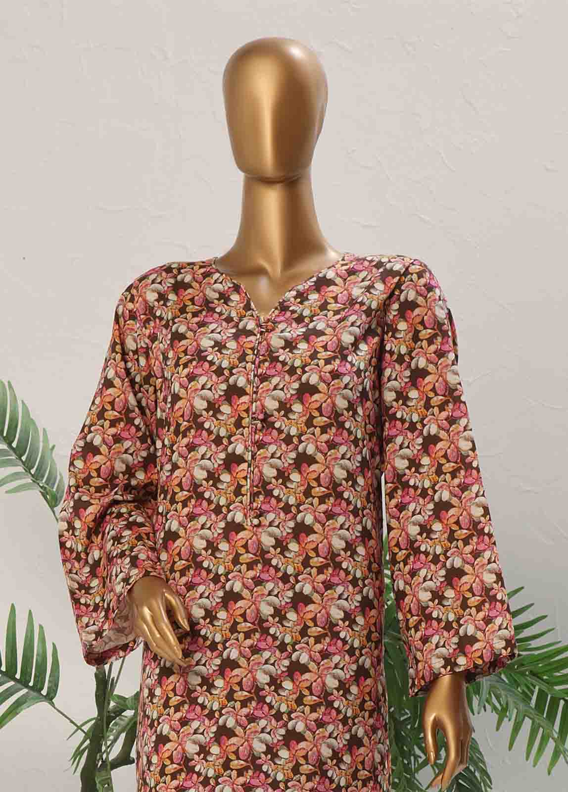 WCK-017- 2 Piece Printed Cotton Stitched Co-ords