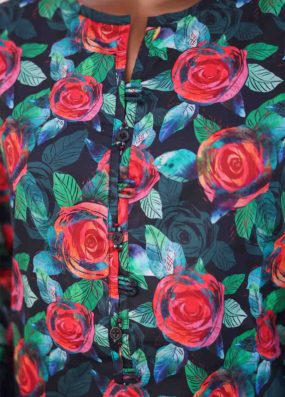 Bin Saeed Fabric - WCK-018- 2 Piece Printed Stitched Co-ords