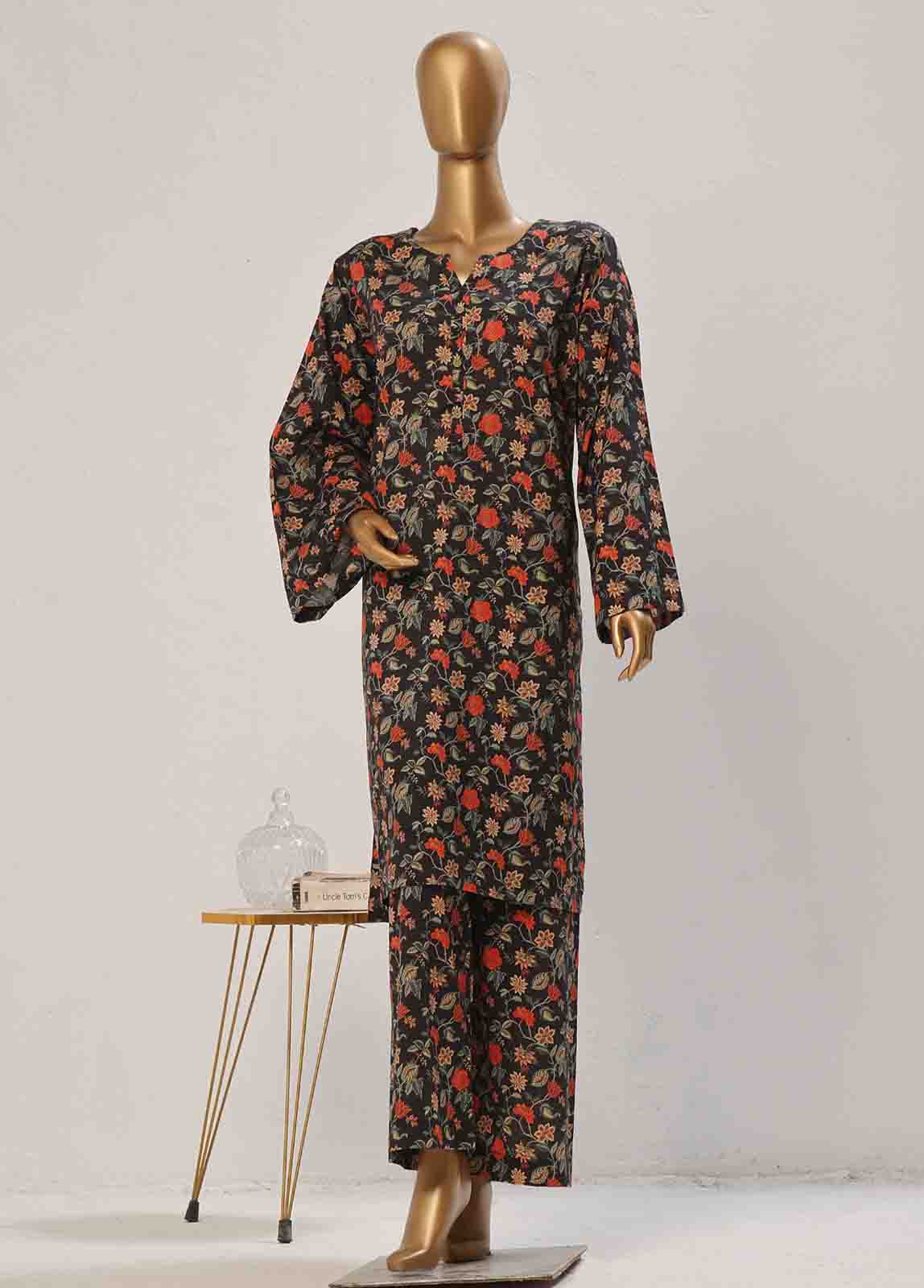 Bin Saeed Fabric - WCK-019- 2 Piece Printed Stitched Co-ords